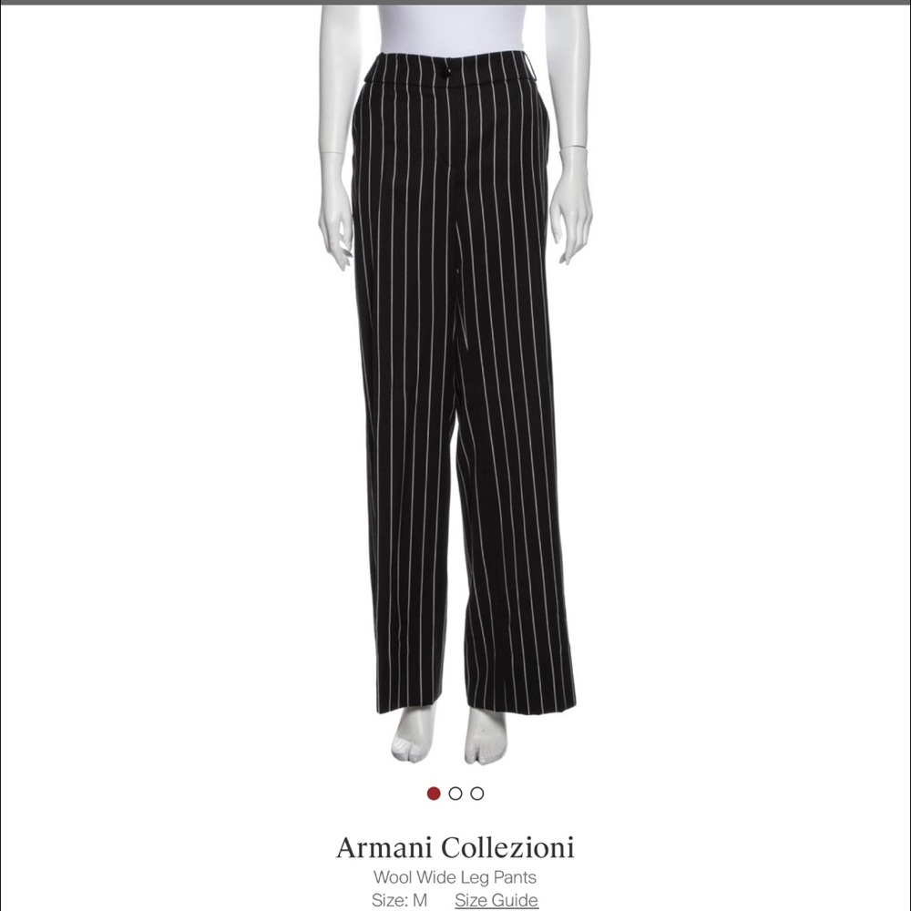 Armani Wide Leg Pants